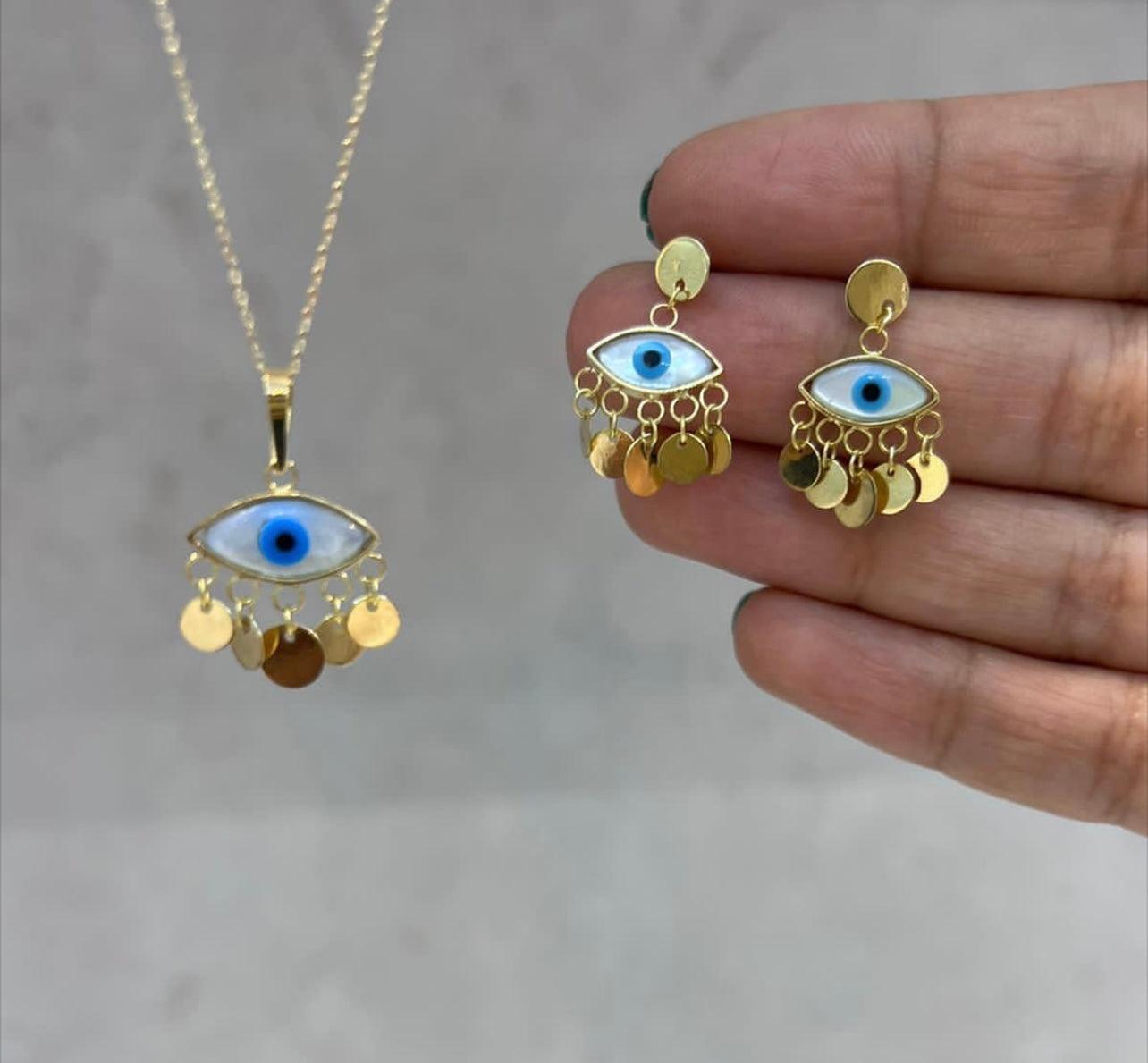 Evil eye 18k gold on sale jewelry