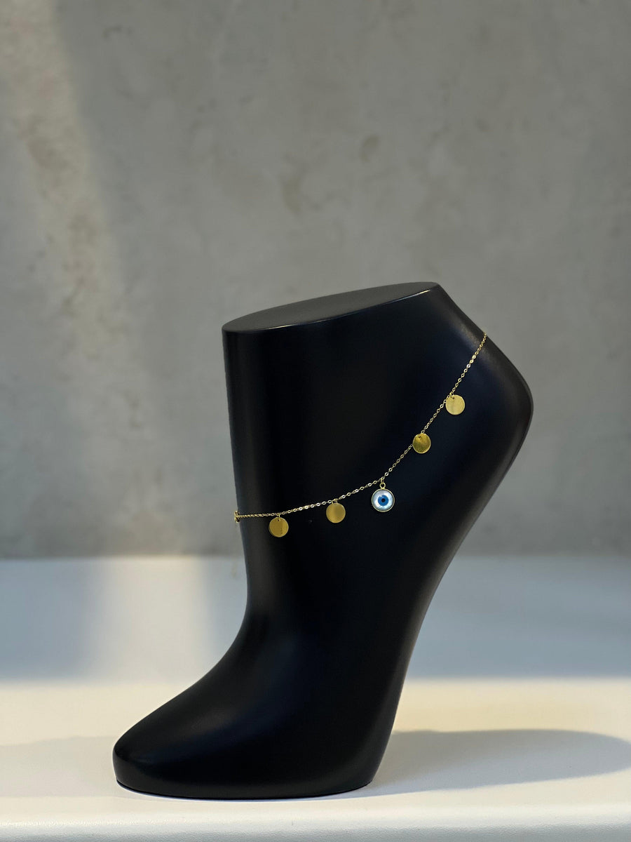 18K Gold anklet - navidjewellery