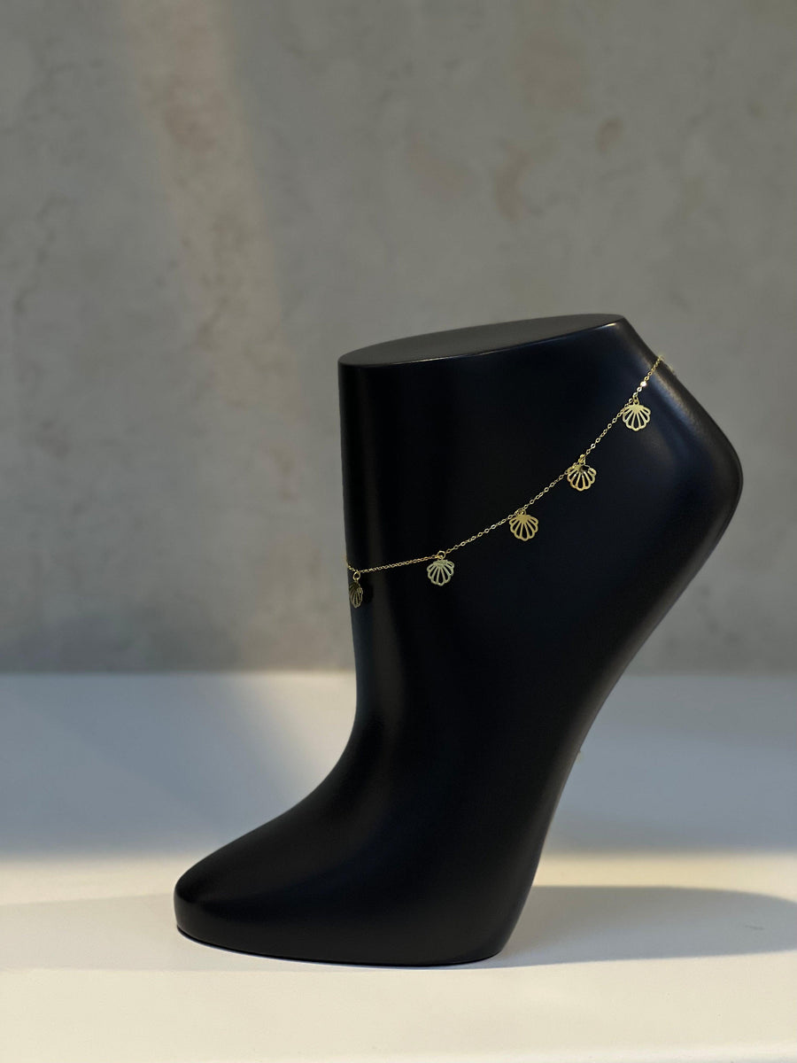 18K Gold anklet - navidjewellery