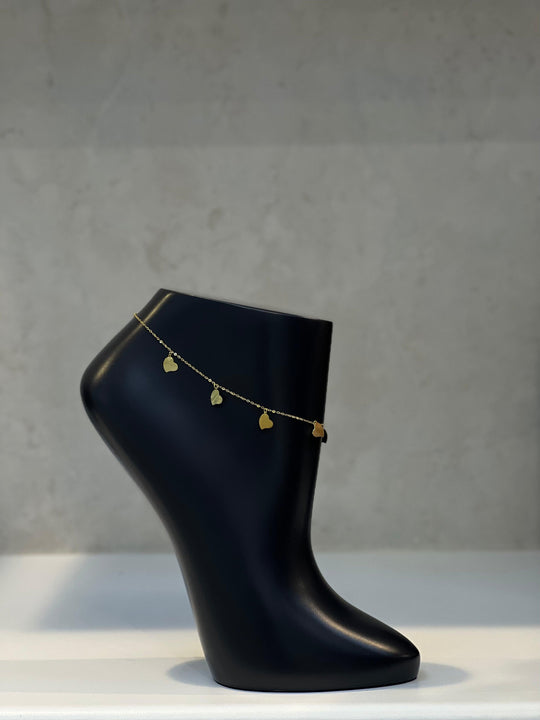 18K Gold anklet - navidjewellery