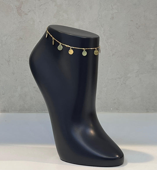 18K Gold anklet - navidjewellery