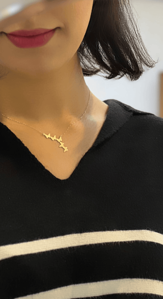 18K Gold Butterfly Necklace - navidjewellery