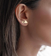 18K Gold THUNDER Earring - navidjewellery