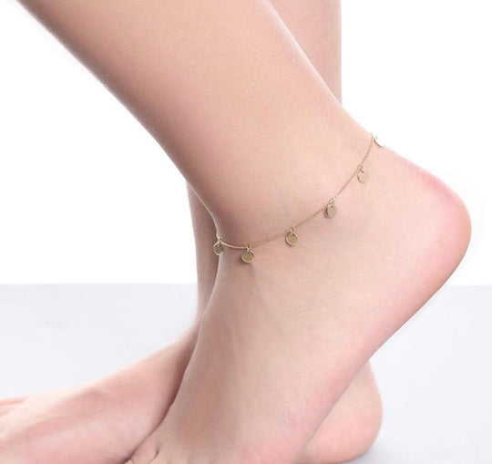 18K Gold Anklet - navidjewellery