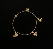 18K Gold Butterfly Half Set - navidjewellery