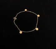 18K Gold circle Half Set - navidjewellery