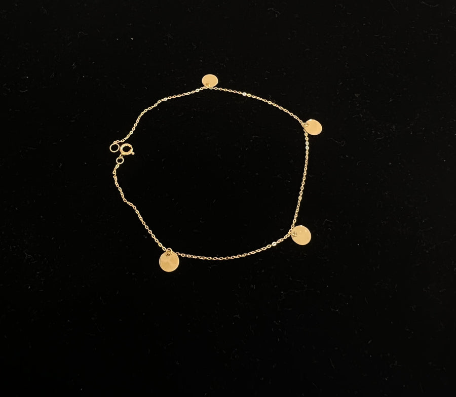 18K Gold circle Half Set - navidjewellery