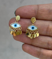 18k Gold EvilEye Set - navidjewellery