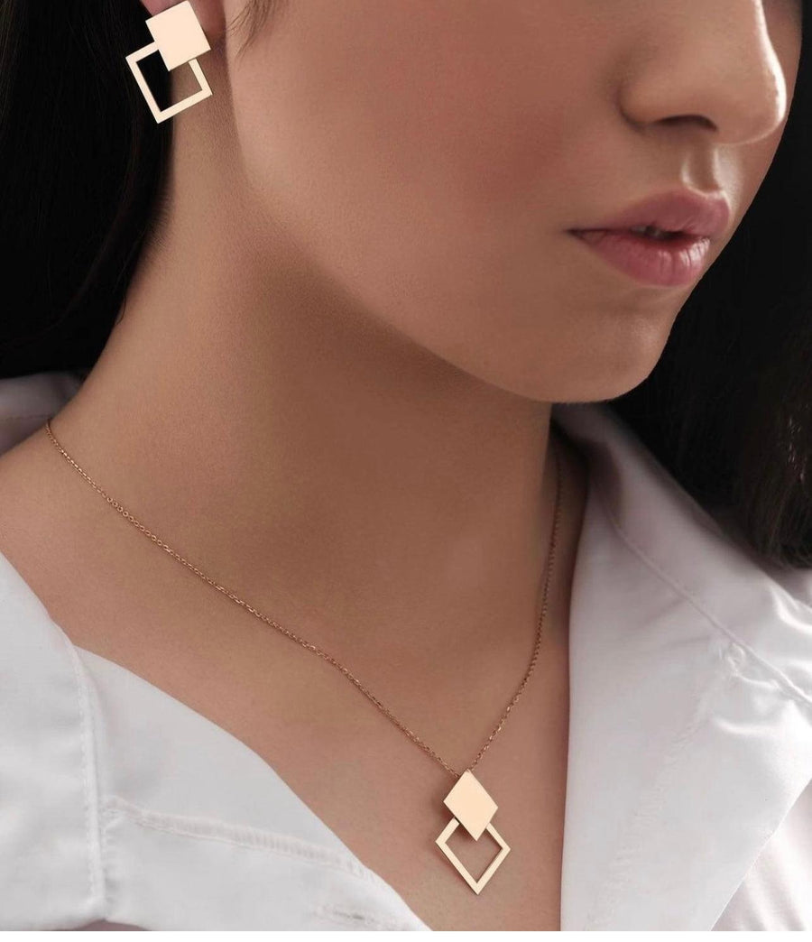 18k Gold Half Set - navidjewellery