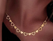 18K Gold Heart Set - navidjewellery