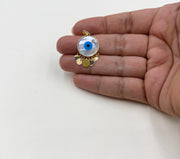 18K Gold Pendent Evil-Eye - navidjewellery