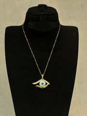 18K Gold Pendent Evil-Eye - navidjewellery