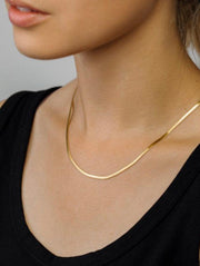 18K Gold Snake Necklaces - navidjewellery