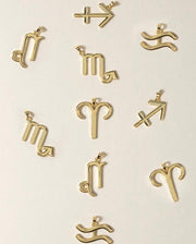 18K Gold Zodiac Signs Pendant - navidjewellery