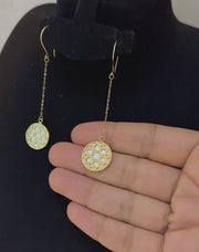 18K Gold Earring