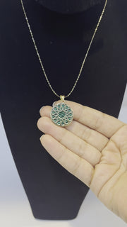 18k Gold Necklace Shabak Design