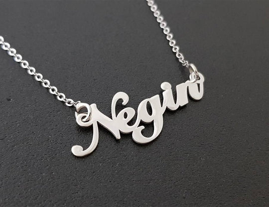 Silver 925 Name Necklaces - navidjewellery